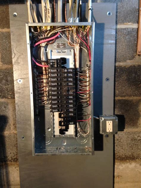 electric panel box old|replacing an electrical panel box.